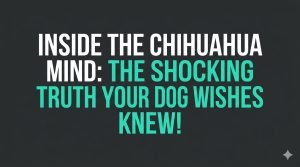 a text based image where written - Living with a Chihuahua: Understanding the Psychology, Environment, and Emotional Life of a Small but Complex Dog