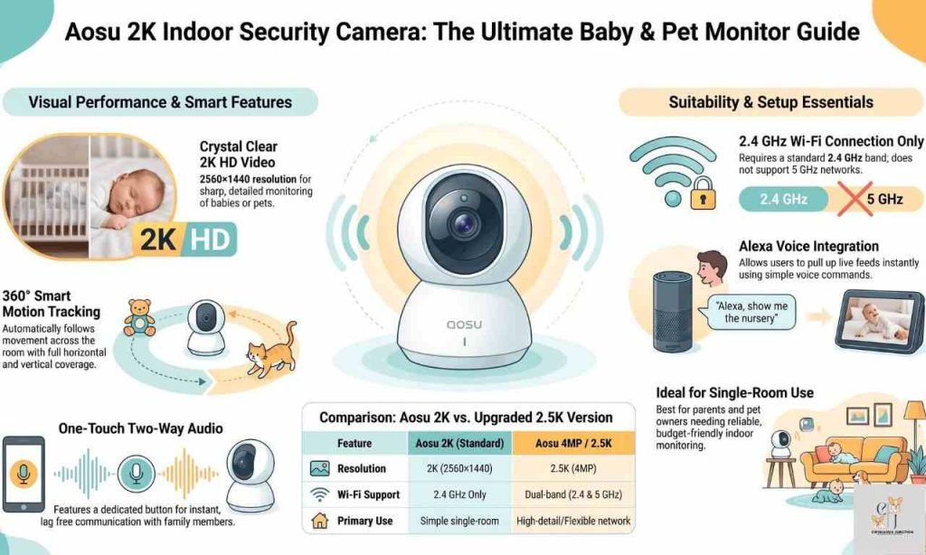 Aosu 2K Indoor Smart Security Camera Comprehensive Review