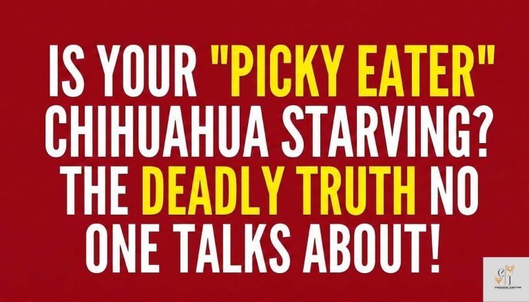 a text based image where written - The “Picky Eater” Danger: When a Chihuahua’s Refusal to Eat Becomes a Medical Emergency
